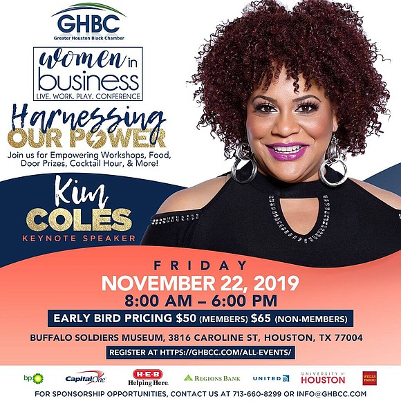The Greater Houston Black Chamber (GHBC) announces its 3rd Annual Women in Business Conference to take place on Friday, November …