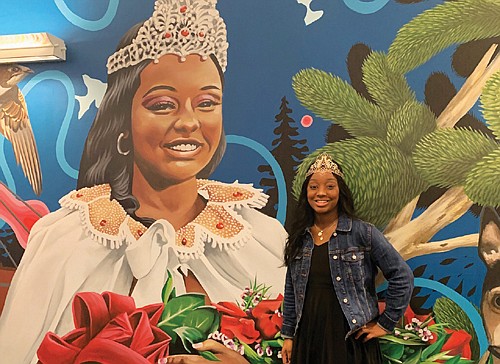 2019 Rose Festival Queen Mya Brazile is one of the featured images in a new street art display at Portland ... 2019 Rose Festival Queen Mya Brazile is one of the featured images in a new street art display at Portland ...