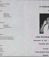 Scans of funeral programs are available to people researching their families and acquaintances through FamilySearch, a global website operated by the Church of Jesus Christ of Latter-day Saints.