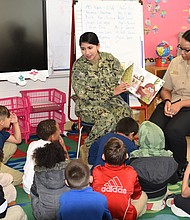 NRD San Antonio’s Assistant Command Career Counselor, Personnel Specialist 1st Class Kamitria Delaney,