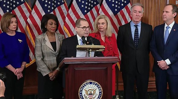 Democrats roll out articles of impeachment