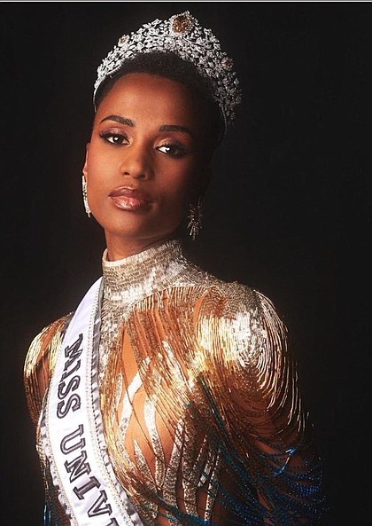 Miss Universe Zozibini Tunzi