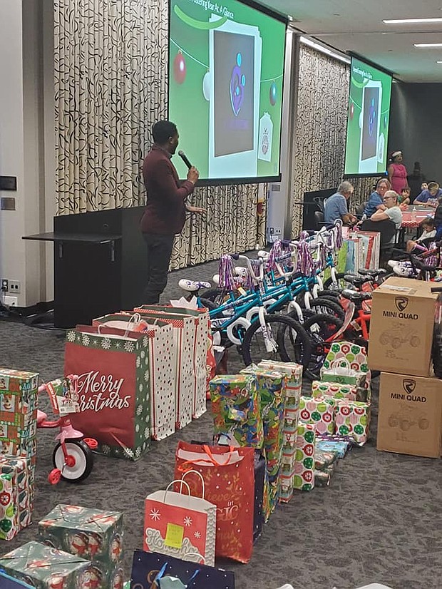 Attorney Cedrick Forrest Speaking at the 2nd Annual Beyond Fostering Christmas Experience
