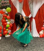 President and Founder of Beyond Fostering, Inc. Nikki Jackson poses with her 'forever daughter' Thorn Jackson