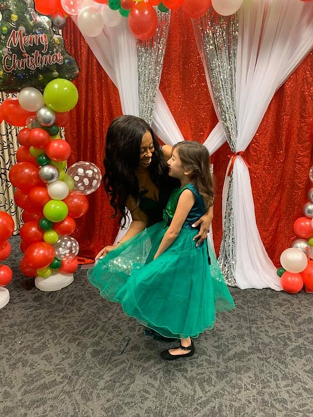 President and Founder of Beyond Fostering, Inc. Nikki Jackson poses with her 'forever daughter' Thorn Jackson