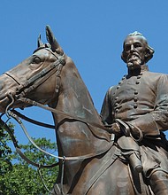 Statue of Confederate Gen. Nathan Bedford Forrest in Memphis, Tenn.