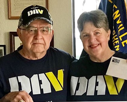 AARP Texas 2019 Andrus Award for Community Service recipient Bill Maness and his wife, Paula, assist veterans in filing disability claims.