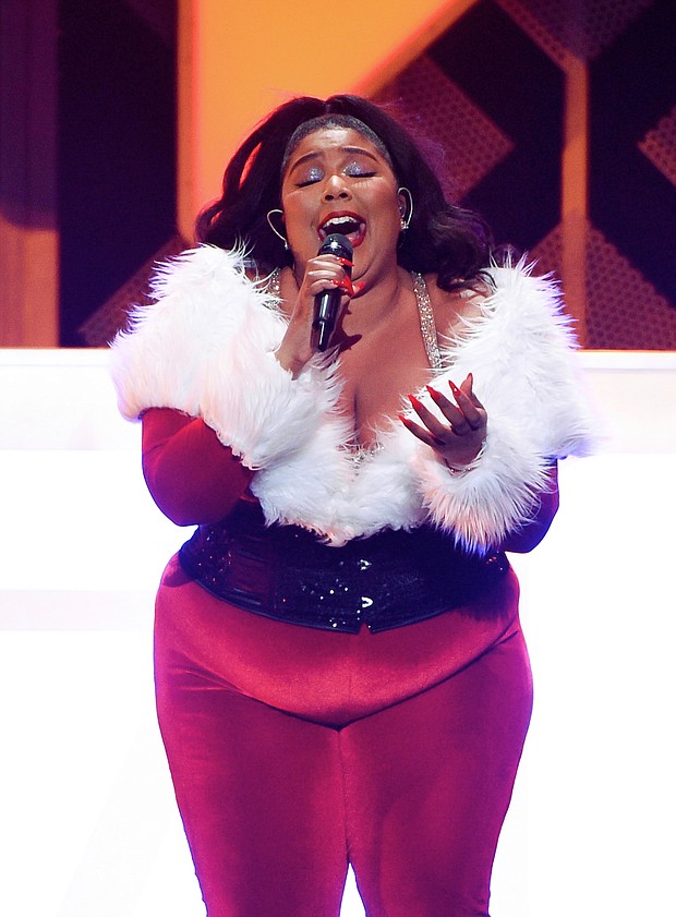 Lizzo performs at Z100’s iHeart Radio Jingle Ball Dec. 13 at Madison Square Garden in New York.