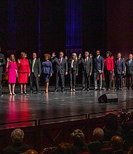 Mayor Turner swearing in the new Houston City Council