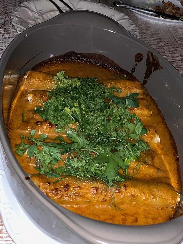 Blue Crab Manicotti at Rosalie