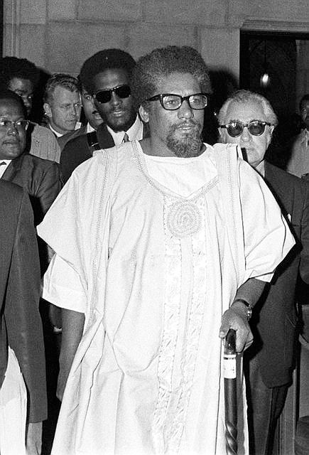 Activist James Forman walks in New York’s Riverside Church on May 11, 1969. Mr. Forman returned to the church after interrupting a service there earlier that month to deliver The Black Manifesto.