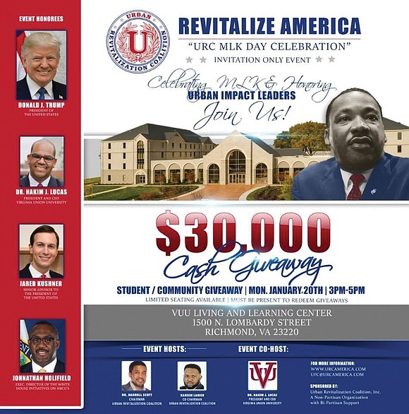 Virginia Union University on Tuesday pulled out of allowing a Dr. Martin Luther King Jr. Day celebration after learning the ...