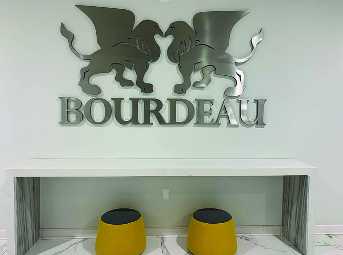 Bourdeau Griffin Interiors and Architectural Design, Inc., is located in a 46,000 sq. ft. building in Chatham. It has a reception room, salon area and conference room that are available to rent. Photo by Tia Carol Jones