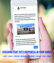 Emotional Fitness Coaching is a message-based therapy application where licensed counselors (also known as ‘Coaches’) help participants boost emotional fitness and wellbeing through an exchange of text messages, voicenotes, tip sheets, resource links and videos. Photo Credit: CuraLinc Healthcare Coaching