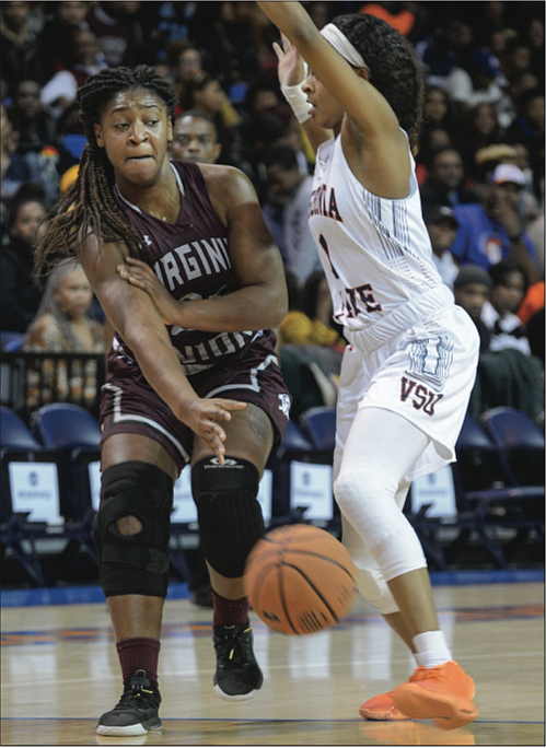 The Virginia Union University Lady Panthers would prefer to have two McNeills in its lineup, but the team will settle ...