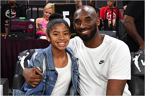 Kobe with daughter Gigi