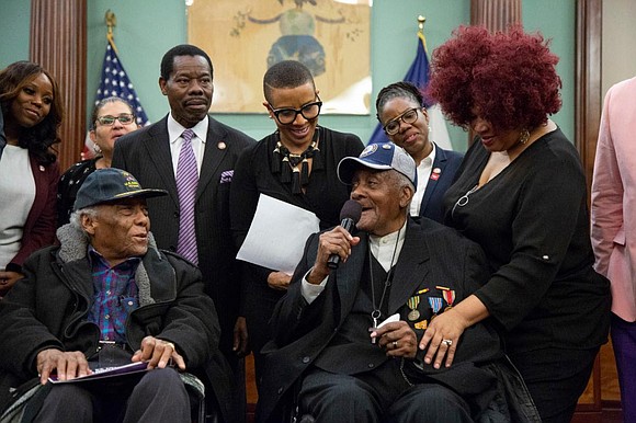 Majority Leader Laurie Cumbo joined Council colleagues in the City Hall Chambers to celebrate the 100th birthday of the Rev. ... Majority Leader Laurie Cumbo joined Council colleagues in the City Hall Chambers to celebrate the 100th birthday of the Rev. ...
