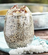 Chocolate Banana Protein Overnight Oats