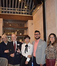 Photo Credit: Duyên Nguyen (Pete Garcia of the US-Mexican Chamber of Commerce; Kathleen Haney, Festival Program Director; Hunter Todd, Festival Founder and President; The Honorable Alicia Kerber, Mexican Consul; Fernando Fernandez Ramos of AeroMexico; Nuria Zuñiga Alaniz, Mexican Cultural Attaché; Adrian Flores, Aeromexico)