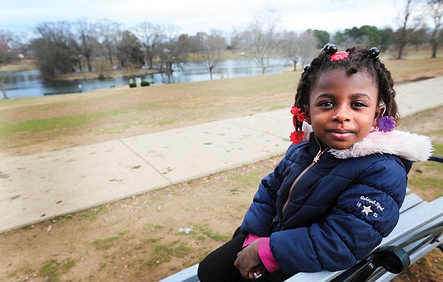 Spring-like weather this week led many people outside to enjoy the days before rain and chilly winter temperatures return. Shaya Scott, 5, perches on a bench at Swan Lake in Richmond’s byrd Park where she was enjoying the weather, the ducks and Canada geese Tuesday with her parents, Shalaya and Larry Mceachin Jr., and her sisters.