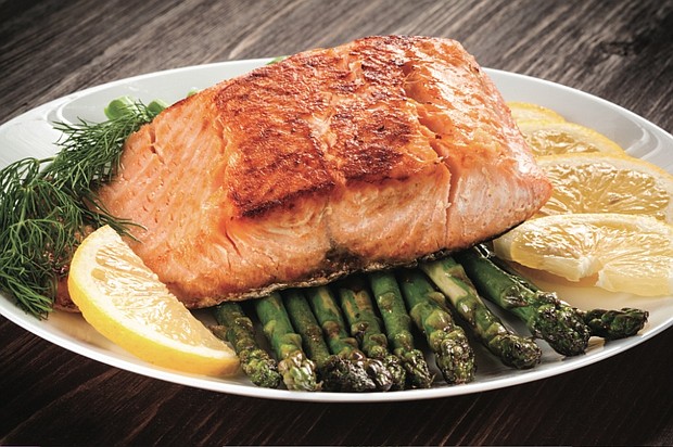 Salmon and Asparagus Sheet Pan