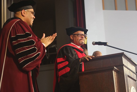 Virginia Union University President Hakim J. Lucas stood before an audience of more than 350 students, faculty, alumni, trustees and ...