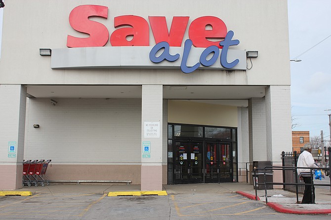 Save-A-Lot, 7908 S. Halsted St., is set to close on Feb. 22 and marks the third major business to close along the Halsted Corridor in Auburn Gresham in the past seven months. Photo credit: Wendell Hutson