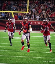 CB Jeremiah Johnson had a key interception to help the Roughnecks on Sunday.