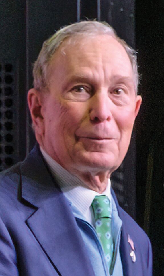 Democratic presidential candidate Michael Bloomberg, who apologized for the controversial police stop-and-frisk policy during his tenure as New York’s mayor, addresses Virginia Democrats during the Blue Commonwealth Gala last Saturday in Richmond.