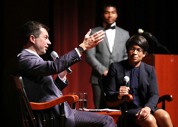 Presidential hopeful Pete Buttigieg, mayor of South Bend, Indiana