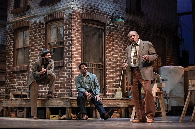 Joe Marshall, J. Ron Fleming Jr., James Craven are actors in the stage production of “Fences.”