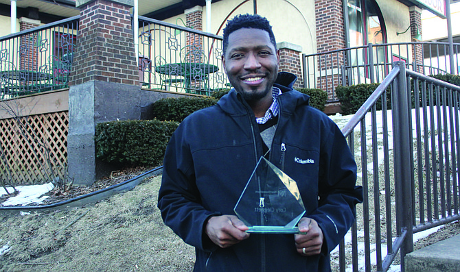 Cory Clegett, a Country Club Hills resident, was honored at the 41st Annual Humanitarian Awards sponsored by Northwestern Memorial Hospital for his community service work helping the homeless.
Photo credit: Wendell Hutson
