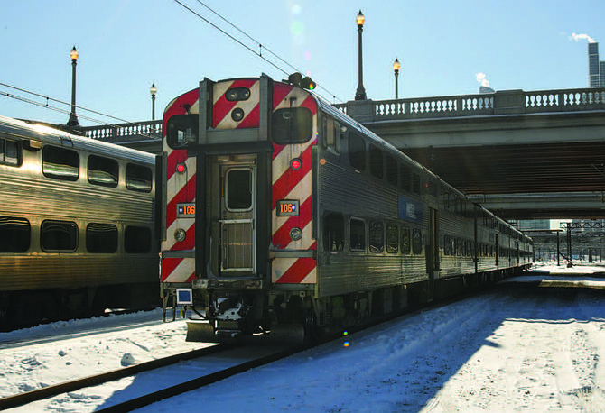 Metra is working with Cook County to create a pilot program that would make Metra and CTA fares equal and allow Metra riders to transfer to CTA. Photos courtesy of Metra