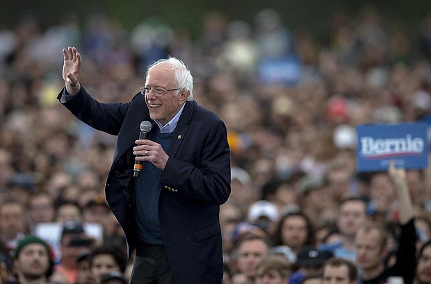 Democratic presidential candidate Sen. Bernie Sanders,