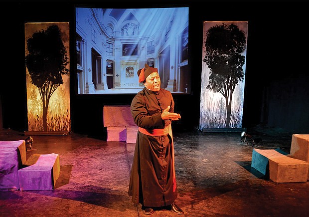 Jim Coleman portrays Father Augustus Tolton in “Tolton: From Slave to Priest.”