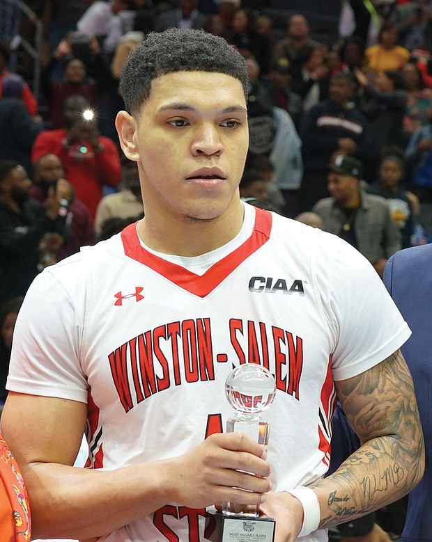 CIAA Tournament MVPs Robert Colon of Winston-Salem State