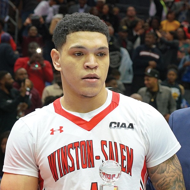 CIAA Tournament MVPs Robert Colon of Winston-Salem State