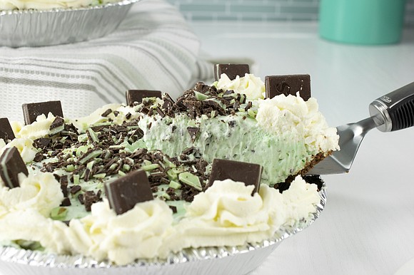 Even if you’re not Irish, a green treat like this Luck o’ the Irish Mint Pie can get you and …