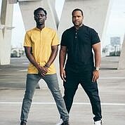 violist Wil Baptiste and violinist Kev Marcus