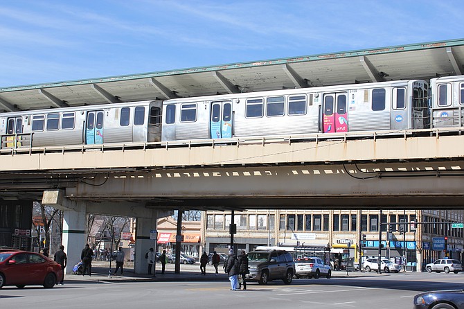 There’s a growing community movement underway in Englewood to get a shuttered Green Line train station at 63rd Street and Racine Avenue reopened. Photo credit: Wendell Hutson