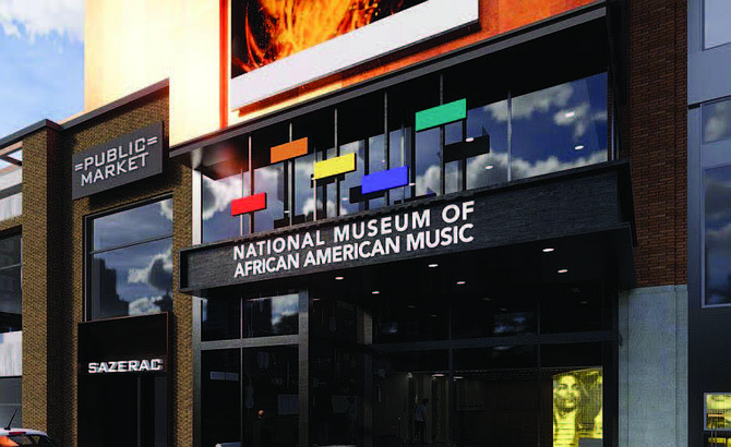The National Museum of African American Music, set to open on Labor Day weekend 2020, will be the only museum dedicated solely to preserving African American music traditions and celebrating the central role African Americans have played in shaping American music.