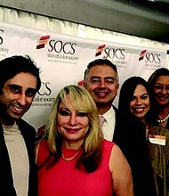 The Skin of Color Society’s 4th Annual Media Day expert team included (from left): Drs. Andrew Alexis, Dhaval Bhanusali, Maritza Perez, Seemal R. Desai, Laura Scott, Susan C. Taylor, Amy McMichael, Crystal Aguh, Donald Glass and Lynn McKinley-Grant (SOCS President). Photo credit: Swapnil Junjare.