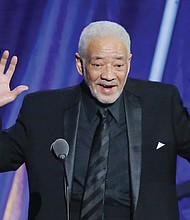 Bill Withers speaks at his induction into the Rock and Roll Hall of Fame in April 2015.