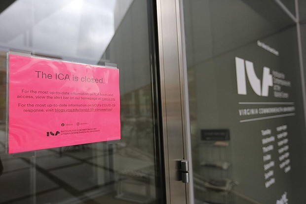 Like many businesses, Virginia Commonwealth University’s Institute for Contemporary Art is now closed in a bid to stop the spread of the coronavirus. The impact of shutdowns at private companies has led to a spike in layoffs and a sudden surge in unemployment.