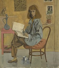 Elaine de Kooning Self-Portrait. Oil on Masonite (1946). National Portrait Gallery, Smithsonian Institution