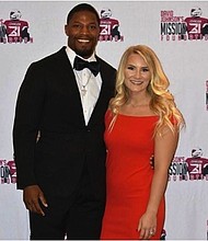 David Johnson and wife