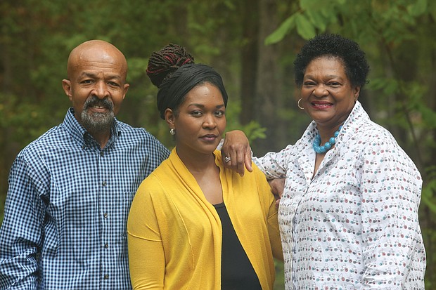 The McQuinn family is on the mend after Delegate Delores McQuinn, right, and her husband, Jonathan McQuinn, 63, and their daughter, Daytriel McQuinn-Nzassi, 37, were stricken with the coronavirus. They were in quarantine at the McQuinn family home in Varina. Ms. McQuinn-Nzassi’s husband and young daughters, who also were in the house, didn’t contract the virus