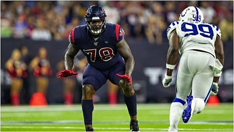 Houston Texans offensive lineman Laremy Tunsil_photo by  Wesley Hitt-Getty Images
