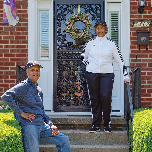 Rudolph and Hattie Powell are used to being on the go, but are busy now from the safety of their home in the West End. Mrs. Powell is a retired Richmond teacher and Mr. Powell is the retired director of 4-H programs in Virginia and a contributing photographer at the Richmond Free Press. “We make more phone calls to church and organization members and send a lot of cards and emails to the sick and bereaved,” the couple said. Because of the pandemic, they have “more time to listen to music, read and FaceTime with the grandchildren.”