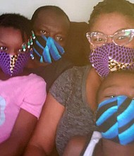 Ivette and Marcus Colvin with their kids Khloe' and Konnor